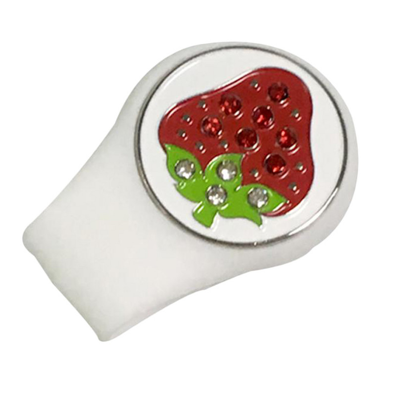 Silikoonist golfimütsi klamber koos särava armsa pallimarkeriga Suurepärane kingitus