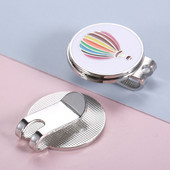 1 vnt 24 mm nuimamas karšto oro baliono rašto golfo žymeklis su magnetiniu dangtelio segtuku vyrams, moterims, golfo žaidėjams, dovanų golfo kepurės segtukų priedai