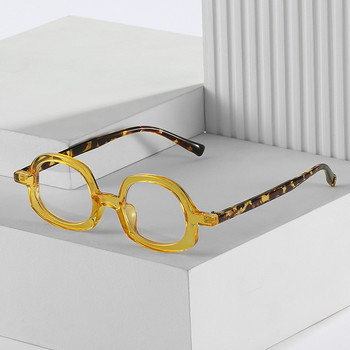 MOONBIFFY Ανδρικά Γυναικεία Ρετρό Στρογγυλά Οπτικά Γυαλιά Σκελετός Vintage Γυαλιά Μυωπίας Σκελετός Οπτικά γυαλιά (χωρίς φακούς)