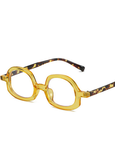 MOONBIFFY Vyrai Moteriški Retro apvalūs optiniai akinių rėmeliai Vintage trumparegystės akinių rėmeliai Optiniai akiniai (be lęšių)