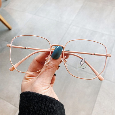 Anti-Blue Light Akiniai Moteriški Vyriški Dideli optiniai rėmeliai Akių apsauga Itin lengvi akiniai Biuro kompiuterio akiniai