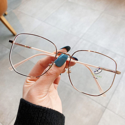 Anti-Blue Light Akiniai Moteriški Vyriški Dideli optiniai rėmeliai Akių apsauga Itin lengvi akiniai Biuro kompiuterio akiniai