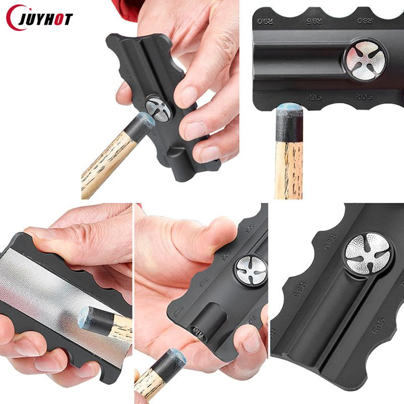 Multifunktsionaalne basseinikii otsikute parandustööriist Piljardi snuukri kii põletusseade/kujundaja/trimmer/tapper/siledam piljarditarvikud