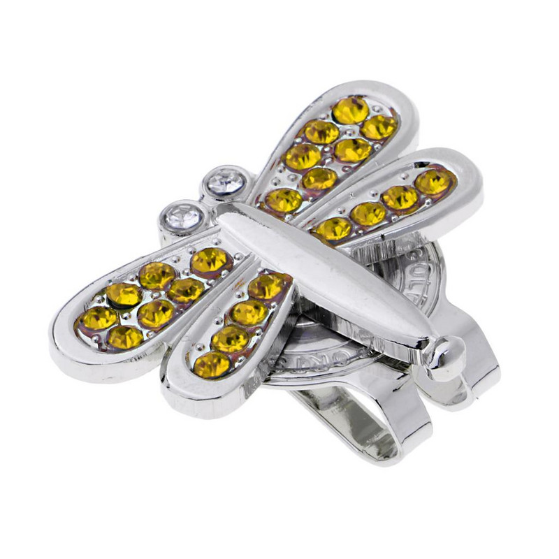 Golfo kepurė Hat Visor Clip Marker Golfer Gift Dragonfly
