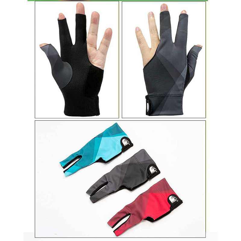 Bilijarske rukavice s tri prsta Snooker rukavica za lijevu ruku Posebne visoke kvalitete rukavice za bilijar bez prstiju Snooker rukavice za bilijar