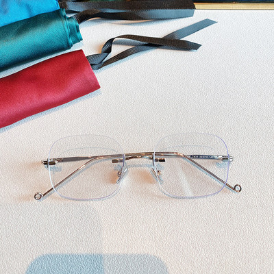 Unisex kvadratiniai berėmiai anti-mėlyna šviesa Itin lengvi metaliniai ploni akiniai Aukštos kokybės trumparegystės akiniai moterims ir vyrams