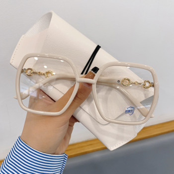 Μόδα υπερμεγέθη τετράγωνα γυαλιά γυαλιά για άντρες 2022 Νέα μπλε ανδρικά γυναικεία γυαλιά που μπλοκάρουν το φως Μοντέρνα γυαλιά για διάβασμα