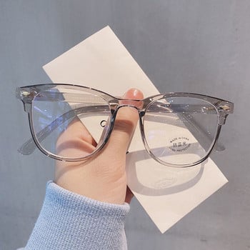 Γυναικείες Vintage Στρογγυλές Ρετρό Μπλε Φωτεινές Υπερμεγέθεις Γυαλιά Οπτικά Γυαλιά Σκελετός Μεταλλικά Γυαλιά Γυαλιά Καθαροί Φακοί Γυαλιά Cat Eyes