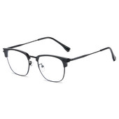 Uus klassikaline läbipaistev raam Anti Blue Light Prillid Naiste Ruudu ülikerged prillid Meeste Blokeerivad Prillid Kaitseprillid