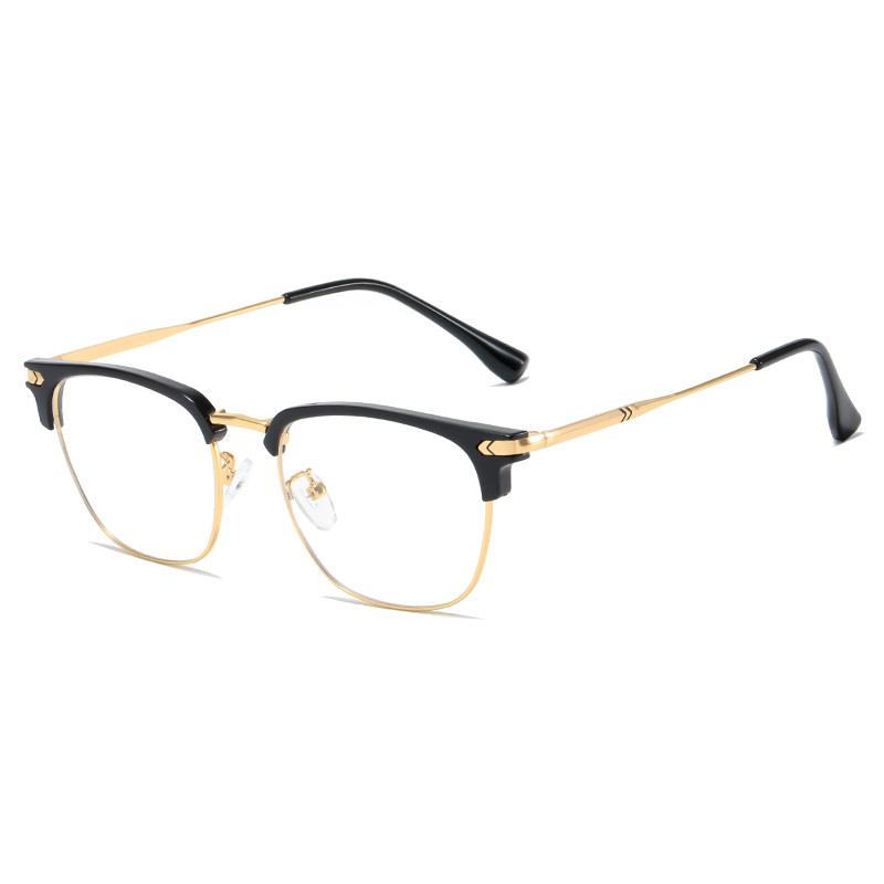 Uus klassikaline läbipaistev raam Anti Blue Light Prillid Naiste Ruudu ülikerged prillid Meeste Blokeerivad Prillid Kaitseprillid