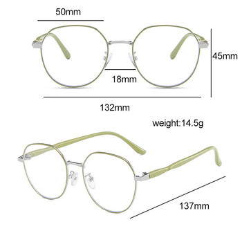 Прозрачни анти-радиационни очила против синя светлина Дамски очила Очила Компютърни очила Очила Защита на блестяща рамка