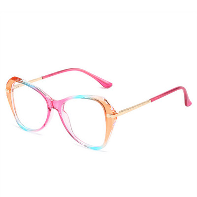 Πλαίσιο πεταλούδας Αντιμπλε ανοιχτό απλό πρόσωπο Επίπεδος καθρέφτης Ευρωπαϊκή και Αμερικανική Προσωπικότητα Cat Eye Large Cross Border γυαλιά