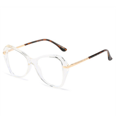 Πλαίσιο πεταλούδας Αντιμπλε ανοιχτό απλό πρόσωπο Επίπεδος καθρέφτης Ευρωπαϊκή και Αμερικανική Προσωπικότητα Cat Eye Large Cross Border γυαλιά