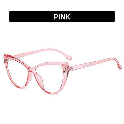 Cat Eye Anti Blue Light akiniai Blokuojantys Filtrai Kompiuteriniai akiniai Vyriški Moteriški Akiniai su itin lengvu rėmeliu Skaidrūs akiniai