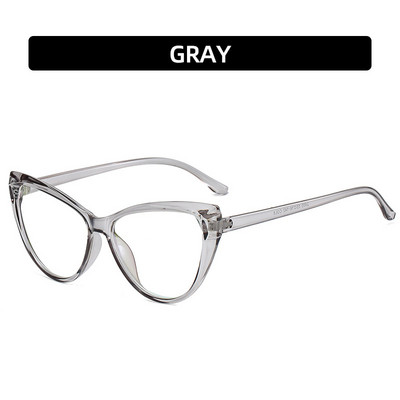 Cat Eye Anti Blue Light akiniai Blokuojantys Filtrai Kompiuteriniai akiniai Vyriški Moteriški Akiniai su itin lengvu rėmeliu Skaidrūs akiniai