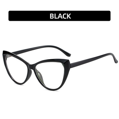 Cat Eye Anti Blue Light akiniai Blokuojantys Filtrai Kompiuteriniai akiniai Vyriški Moteriški Akiniai su itin lengvu rėmeliu Skaidrūs akiniai