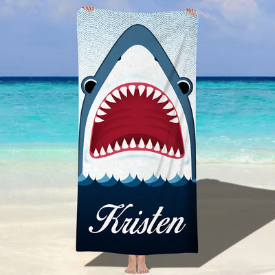 Prosop de înot cu imprimare personalizată Fibră superfină, pliabil, cu apă puternică, prosop de plajă, moale, digital, pătrat, fitness