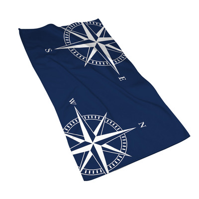 Tamsiai mėlynos jūrinės serijos banginių namų vonios rankšluostis viešbučio rankšluostis vonios mikropluošto rankšluostis 40 * 70 gali būti pritaikytas