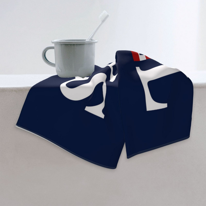 Tamsiai mėlynos jūrinės serijos banginių namų vonios rankšluostis viešbučio rankšluostis vonios mikropluošto rankšluostis 40 * 70 gali būti pritaikytas