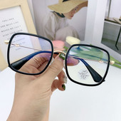 Moodsad Anti-Blue Light Optilised prillid Unisex Big Square Arvuti tavalised prillid Naiste Vintage optilised prillid
