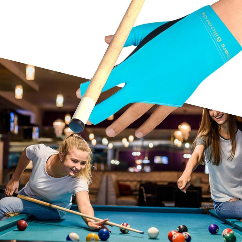 Biliardo pirštinės greitai džiūstančios šou pirštinės, skirtos biliardo šaudyklėms, dovana moterims, vyrams, neslystančios, reguliuojamos pirštinės, skirtos snukerio lazdai