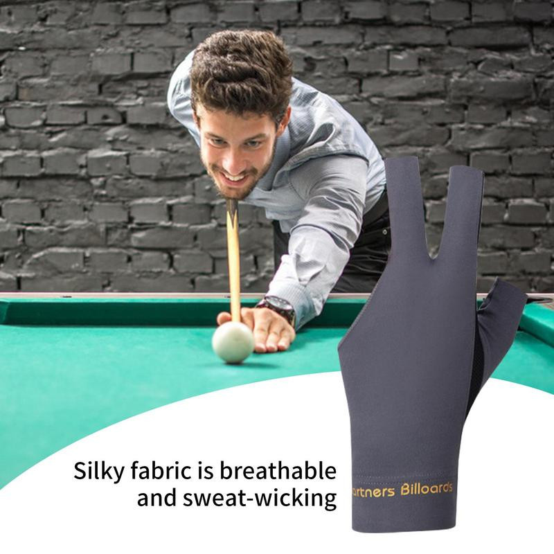 Biliardo pirštinės greitai džiūstančios šou pirštinės, skirtos biliardo šaudyklėms, dovana moterims, vyrams, neslystančios, reguliuojamos pirštinės, skirtos snukerio lazdai