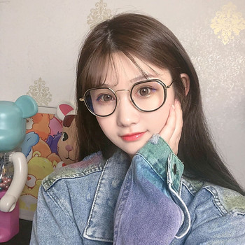 2023 Νέο Polygonal Anti Blue Light Σκελετός Γυαλιών Γυαλιών Star Same Korean Edition Female Student Myopia Finished Glasses