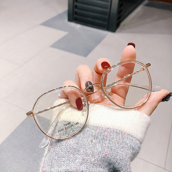 2023 Νέο Polygonal Anti Blue Light Σκελετός Γυαλιών Γυαλιών Star Same Korean Edition Female Student Myopia Finished Glasses