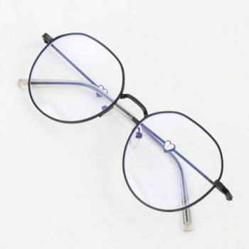 1Pc Anti-Blue Light Γυαλιά μεγάλου μεγέθους Γυναικείες άντρες Love Heart Frame Προστασία ματιών Εξαιρετικά ελαφριά γυαλιά οράσεως Γυαλιά υπολογιστή γραφείου