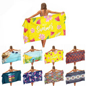 Prosoape de plajă mari pentru femei Prosop de plajă cu imprimeu boem Prosop de înot din poliester Prosop cu uscare rapidă Sal pătrat Covoraș de plajă dreptunghiular