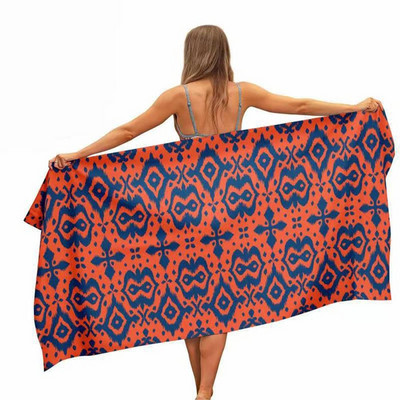 Prosoape de plajă mari pentru femei Prosop de plajă cu imprimeu boem Prosop de înot din poliester Prosop cu uscare rapidă Sal pătrat Covoraș de plajă dreptunghiular