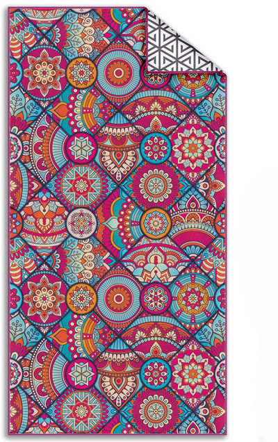 Πετσέτες παραλίας για ενήλικες Superfine Fiber Sand Blasting Line Speed Not Dry Towel