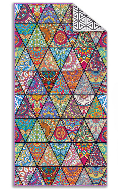 Πετσέτες παραλίας για ενήλικες Superfine Fiber Sand Blasting Line Speed Not Dry Towel