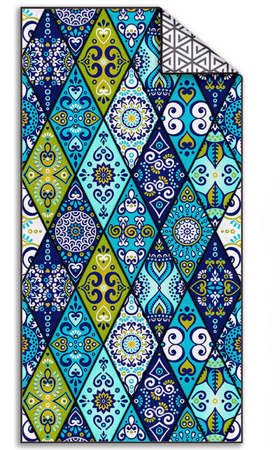 Πετσέτες παραλίας για ενήλικες Superfine Fiber Sand Blasting Line Speed Not Dry Towel