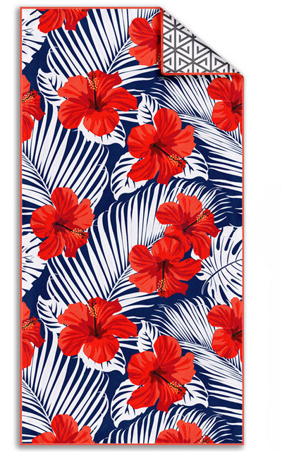 Πετσέτες παραλίας για ενήλικες Superfine Fiber Sand Blasting Line Speed Not Dry Towel