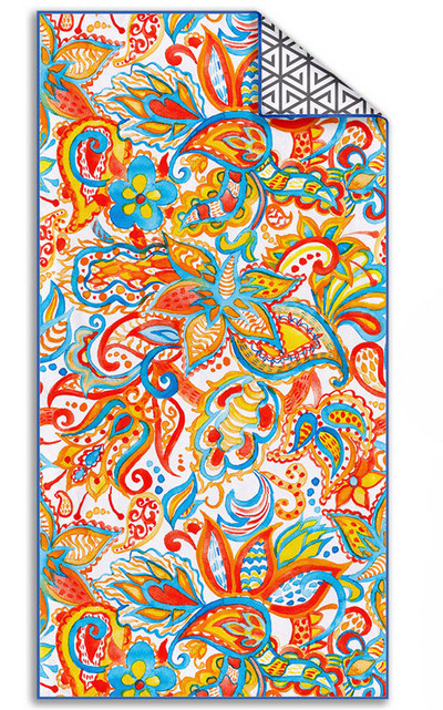 Πετσέτες παραλίας για ενήλικες Superfine Fiber Sand Blasting Line Speed Not Dry Towel