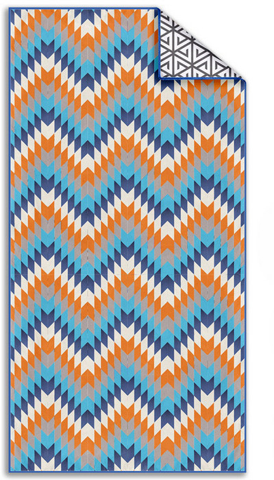 Πετσέτες παραλίας για ενήλικες Superfine Fiber Sand Blasting Line Speed Not Dry Towel