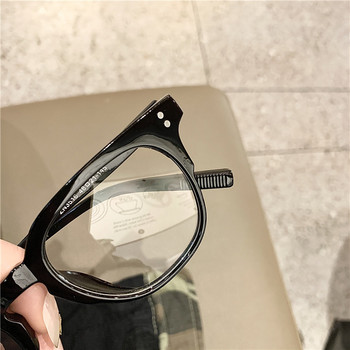 Μεγάλο τετράγωνο σκελετό απλά γυαλιά 1 τμχ Fashion Trendy Anti-blue Ray γυαλιά Κορεατικά Oversize Unisex γυαλιά γυαλιά αξεσουάρ