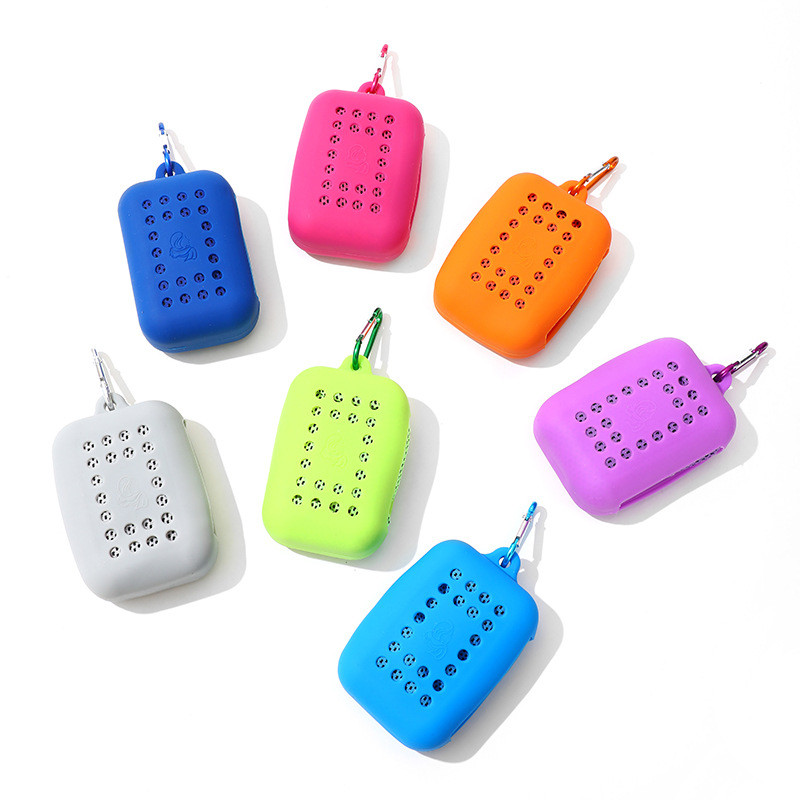 1 vnt vasarinis ledinis šilko rankšluostis Sportinis momentinis vėsinantis ledinis rankšluostis, nešiojamas lauko kelionių fitneso bėgimo plaukimo rankšluosčių silikoninis krepšys