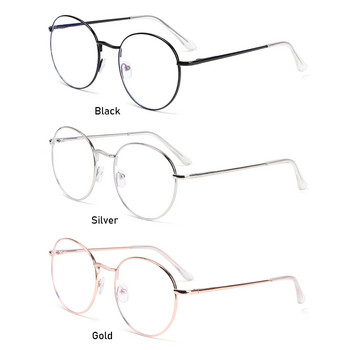 Κλασικά μεταλλικά γυαλιά Anti Blue Light για Γυναικεία Ανδρικά Γυαλιά Γυαλιά Γυαλιά Γυαλιά Nerd Computer Προστασία ματιών με ρετρό στρογγυλό πλαίσιο