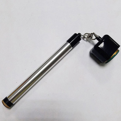 Instrument de pregătire a vârfului tacului de biliard cu cretă de buzunar cu capac de cretă și capac elastic de cretă cu vârf conic, potrivit pentru diferite specificații ale cretei