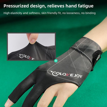 Професионални билярдни ръкавици за снукър, дишащи, неплъзгащи се, устойчиви на износване, билярдни тренировъчни ръкавици с разделени пръсти, аксесоари