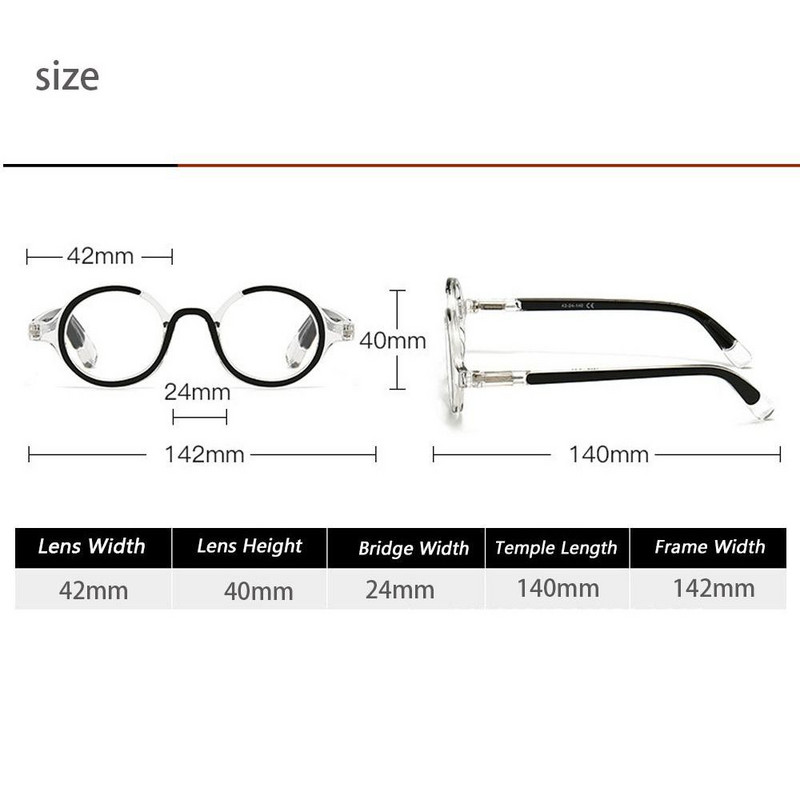 Anti-Blue Light szemüvegek nőknek Férfi Könnyű Optikai Szemüveg Divat Klasszikus Kerek Keret Kék Fényt Blokkoló Szemüvegek