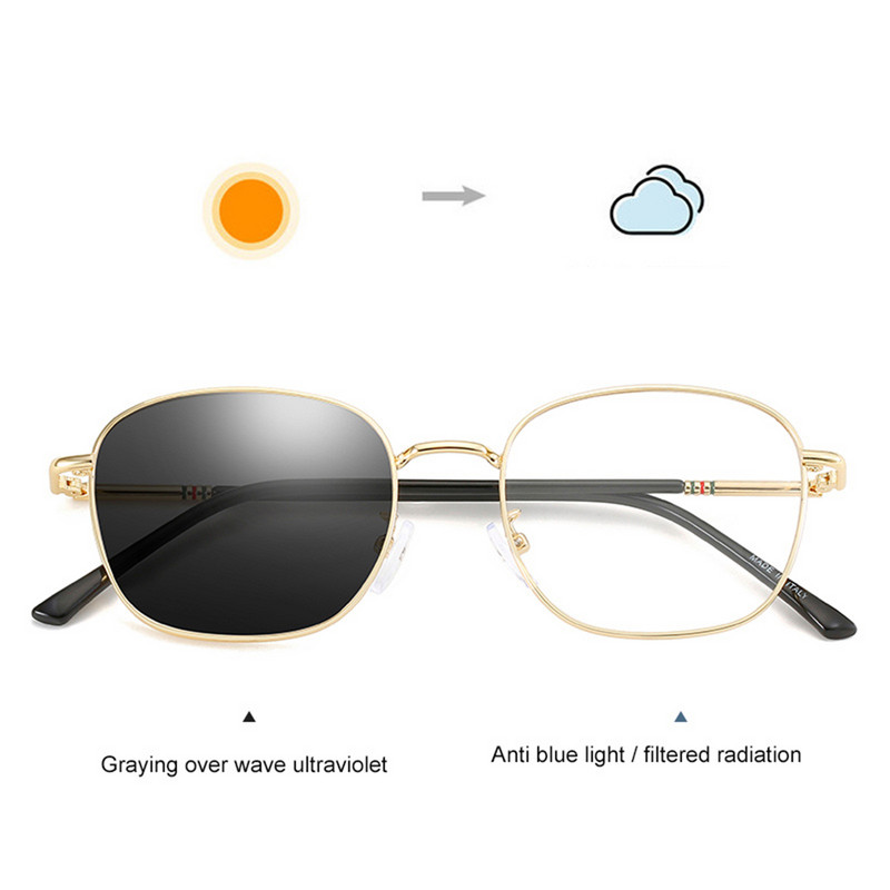 Unisex spalvą keičiantys akiniai nuo radiacijos Kompiuterio skaitymo akiniai, skirti kasdieniam nešiojimui