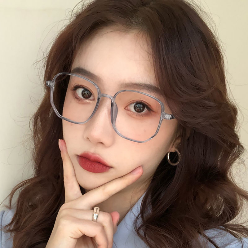 Νέα Μόδα Διαφανή Anti Blue Light Γυαλιά Μεγάλο Τετράγωνο Σκελετός Γυναικεία Ανδρικά Computer Eye Production Plain Spectacles γυαλιά οράσεως