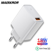 Încărcător de încărcare rapidă 18W Încărcător USB Încărcare rapidă 3.0 pentru iPhone 14 Xiaomi 13 Oneplus10 Samsung Încărcător pentru telefon mobil Adaptor de perete