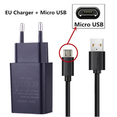 Tippkvaliteediga 5V 2A EU-pistik USB-kiirlaadija kaabel mobiiltelefoni seinareisi toiteadapter Samsung S4 S6 S7 Edge Xiaomi Huawei jaoks