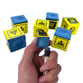 12vnt/Box snukerio kreida Qiaoke milteliai biliardo mėlyna kreida biliardo stalui biliardo stulpai neslystantys biliardo snukerio priedai