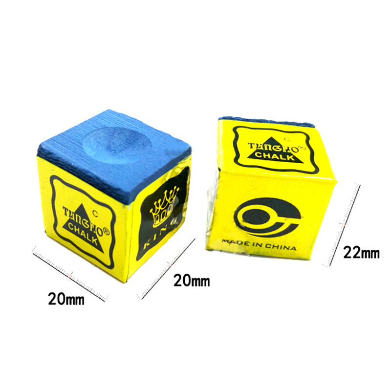 12vnt/Box snukerio kreida Qiaoke milteliai biliardo mėlyna kreida biliardo stalui biliardo stulpai neslystantys biliardo snukerio priedai