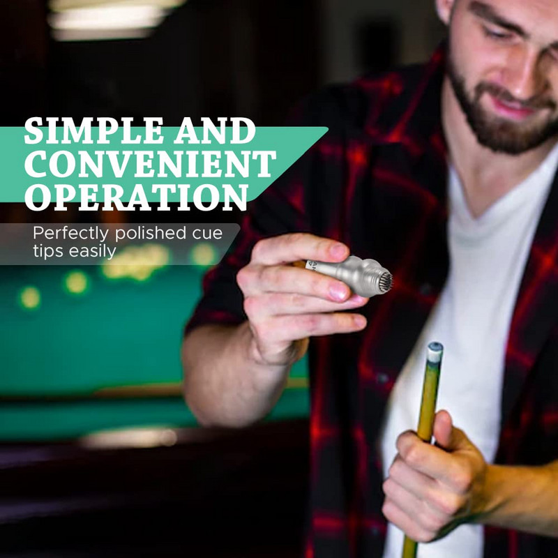 3 viename biliardo lazdos antgaliai Įrankiai Metalinis aliuminis Snukerio biliardo lazdos antgalio įrankis Biliardo lazdos priedai Formuoklis/Taper/aeratorius